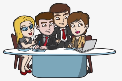 Office Workers Image Cartoon, HD Png Download, Free Download
