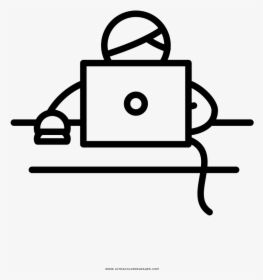 Office Worker Coloring Page - Office Worker Icon Noun Project, HD Png Download, Free Download