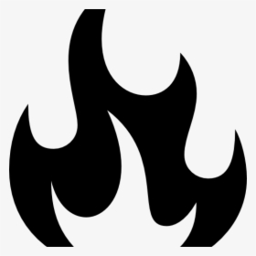 Transparent Fire Clipart - Transparent Fire Clipart Black And White, HD Png Download, Free Download