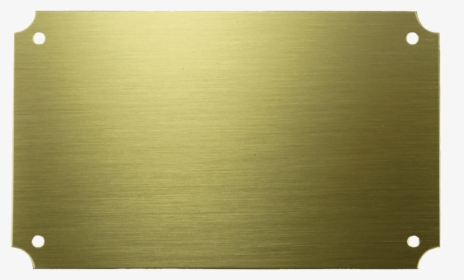 Satin Yellow Leaded Brass Custom Blanks - Blank Gold Plate Png, Transparent Png, Free Download