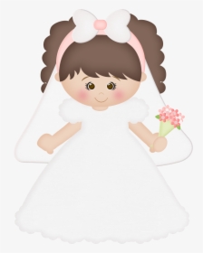 Casamento Girl Clipart, Clip Art Pictures, First Communion, - Girls Communion Clipart, HD Png Download, Free Download