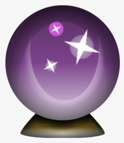 Transparent Crystal Ball Clipart - Crystal Ball Emoji Png, Png Download, Free Download