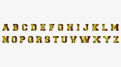 Dark Bronze Alphabet Clip Arts - Graphic Design, HD Png Download, Free Download