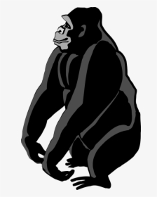 Gorilla Clip Art Free - Free Clip Art Gorilla Logo, HD Png Download, Free Download