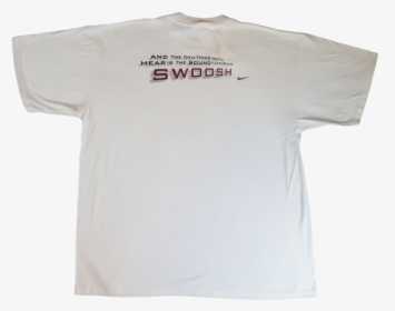 Vintage Nike 90s Nwt White T Shirt Tee Sound In Motion - Active Shirt, HD Png Download, Free Download