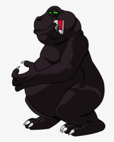 Drawn Gorilla Great Ape - Illustration, HD Png Download, Free Download