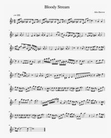 Bloody Stream Trumpet Sheet Music, HD Png Download, Free Download