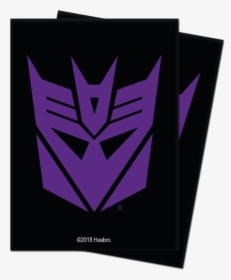 Ultra Pro Game Sleeves-transformers Decepticon Symbol - Transformers Animated Electrostatic Soundwave, HD Png Download, Free Download
