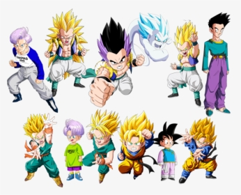 Goten And Trunks Vector Render By Ddgraphics-d5ds6io - Dragon Ball Z Goten Ssj, HD Png Download, Free Download