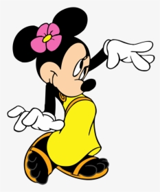 Minnie Mouse Beach Clipart - Mickey Mouse Cartoon Png, Transparent Png, Free Download