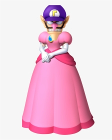 Waluigi Head Png - Princess Peach New Super Mario Bros, Transparent Png, Free Download