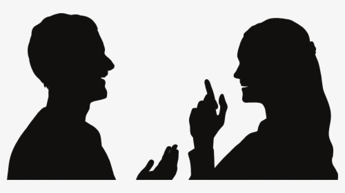 People Debate Silhouette Png, Transparent Png, Free Download