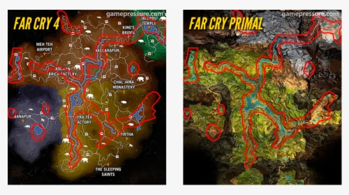 All Outpost In Far Cry Primal, HD Png Download, Free Download