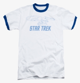 Star Trek Enterprise Outline T Shirt"  Title="star, HD Png Download, Free Download