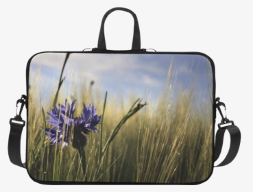 Cornflower Bluebottle Wheat Field Summer Laptop Handbags - Laptop, HD Png Download, Free Download