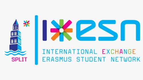Logo Of Esn Split - International Exchange Erasmus Student Network, HD Png Download, Free Download