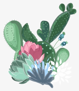 Baby Llama Sketch - Watercolor Cactus Image Png, Transparent Png, Free Download