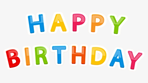 Transparent Background Birthday Font Png, Png Download, Free Download