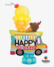 Let"s Celebrate On Your Special Day With Balloon Around - Ice Cream Truck Happy Birthday, HD Png Download, Free Download