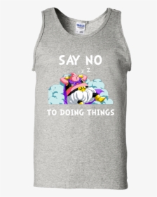 Majin Buu Dragonball Shirts Say No To Doing Things - Baseball Mom Tank, HD Png Download, Free Download