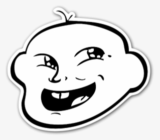 Baby Troll Face Png, Transparent Png, Free Download