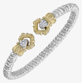 Diamond Petite Crown Open Cuff By Vahan, HD Png Download, Free Download