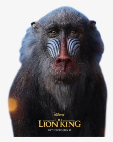 #rafiki #thelionking #lionking #disney #mandrel #monkey - Lion King Movie Rafiki, HD Png Download, Free Download