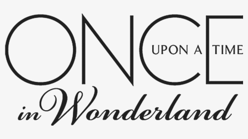 Logo Wonderland-bw - Once Upon A Time In Wonderland Logo, HD Png Download, Free Download