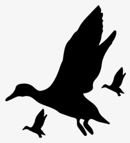 Transparent Duck Hunt Duck Png - Silhouette, Png Download, Free Download