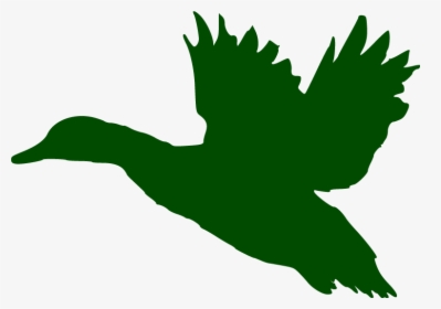 Duck Stencil Waterfowl Hunting Silhouette Image - Flying Duck Svg, HD Png Download, Free Download