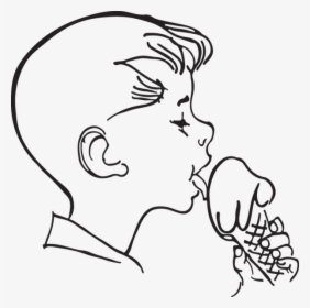 Transparent Lick Png - Licking Ice Cream Drawing, Png Download, Free Download