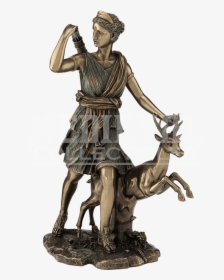 Transparent Roman Statues Png - Artemis Greek Goddess Statue, Png Download, Free Download