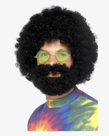 Afro Wig Png - Afro Beard, Transparent Png, Free Download