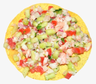 Ceviche Is A Delicious Handmade Shrimp Salad With Diced - Israeli Salad, HD Png Download, Free Download