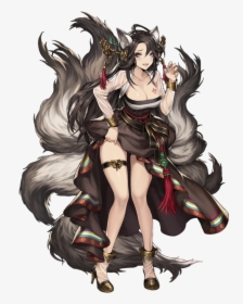 Transparent Anime Girl - Kitsune Female, HD Png Download, Free Download