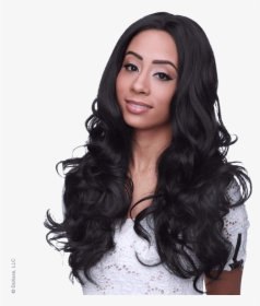 Lace Front Royale Black Wig - Lace Wig, HD Png Download, Free Download