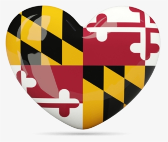Download Flag Icon Of Maryland - Black Yellow Red And White Flag, HD Png Download, Free Download