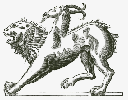 Chimera - Aldrovandi's History Of Monsters, HD Png Download, Free Download