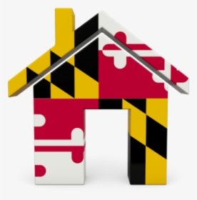 Maryland Flag House Logo, HD Png Download, Free Download