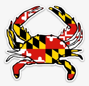 Crab Maryland Flag, HD Png Download, Free Download