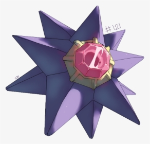 Starmie For Pokegraph’s Artdex - Starmie Png, Transparent Png, Free Download