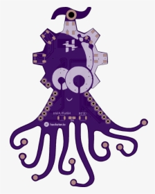 Transparent Koro Sensei Png - Oshw Badge Octopus, Png Download, Free Download