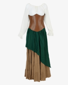 Woodland Tree Bark Corset - Overskirt, HD Png Download, Free Download
