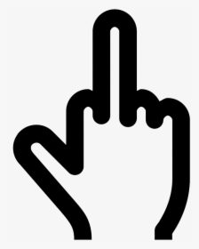 Middle Finger Icon Emoji Stunning Free Transparent - Middle Finger Cursors Png, Png Download, Free Download