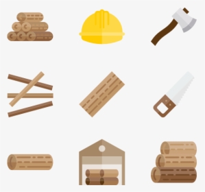 Carpenter - Wood Construction Icons, HD Png Download, Free Download