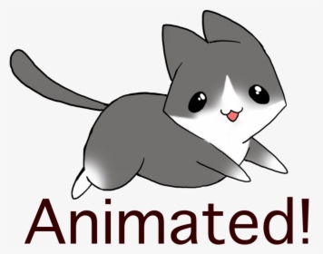 Transparent Anime Cat Png - Animated Gif Best Regards, Png Download, Free Download