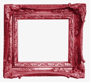 Old Red Picture Frame Png, Transparent Png, Free Download