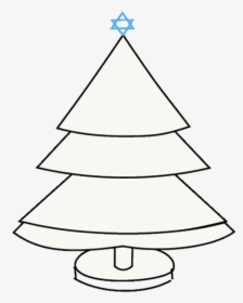 How To Draw Christmas Tree - Christmas Tree, HD Png Download, Free Download