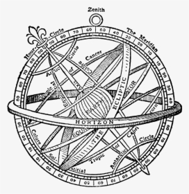 Armillary Sphere Drawing, HD Png Download, Free Download