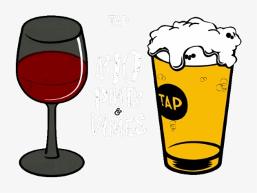Tap Craft Singapore Never - Clipart Wine Glass Bar, HD Png Download, Free Download